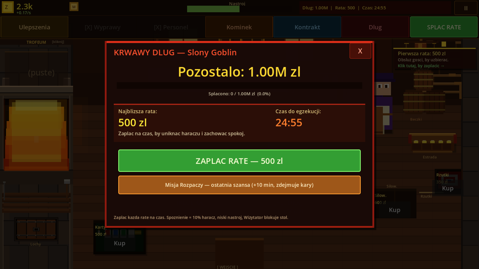 Panel długu / Debt panel